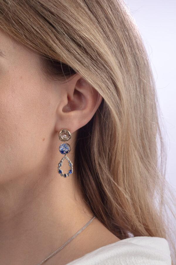 Epona Smith Eponique Ocean Flipping Signet Earring