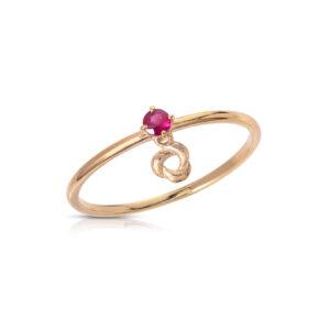 Epona Smith Eponique Stacking Ring with Ruby