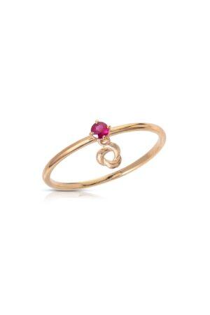 Epona Smith Eponique Stacking Ring with Ruby