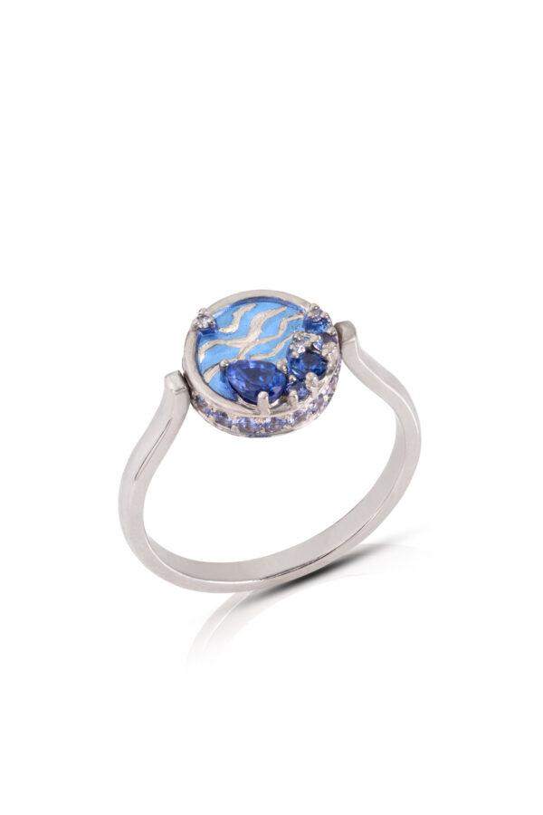 Epona Smith Eponique Ocean Flipping Signet Ring