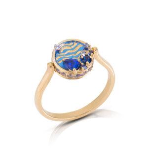 Epona Smith Eponique Ocean Flipping Signet Ring