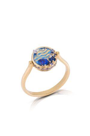 Epona Smith Eponique Ocean Flipping Signet Ring